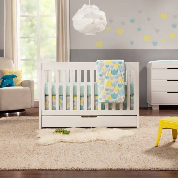 2 in 1 Convertible Crib and Storage 1