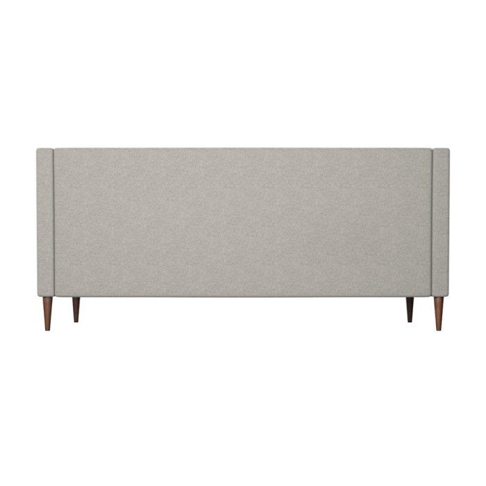 Armless 3 Seater Sofa in Woven Grey Fabric – Fatima Furniture 3 1 700x700 1