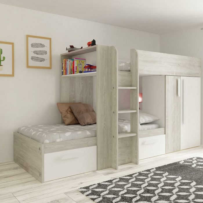 Single High Sleeper Bed with Drawers 2 700x700 1