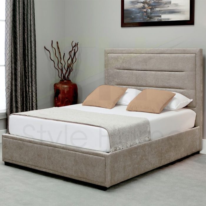 melina upholstered bed