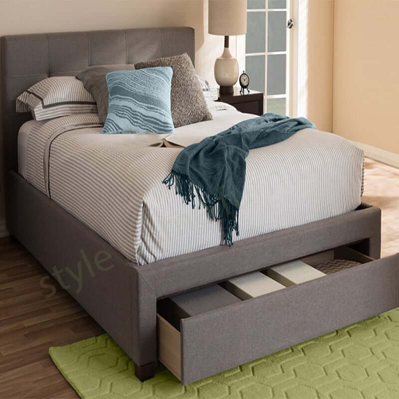 Modern bed 2024 with drawers