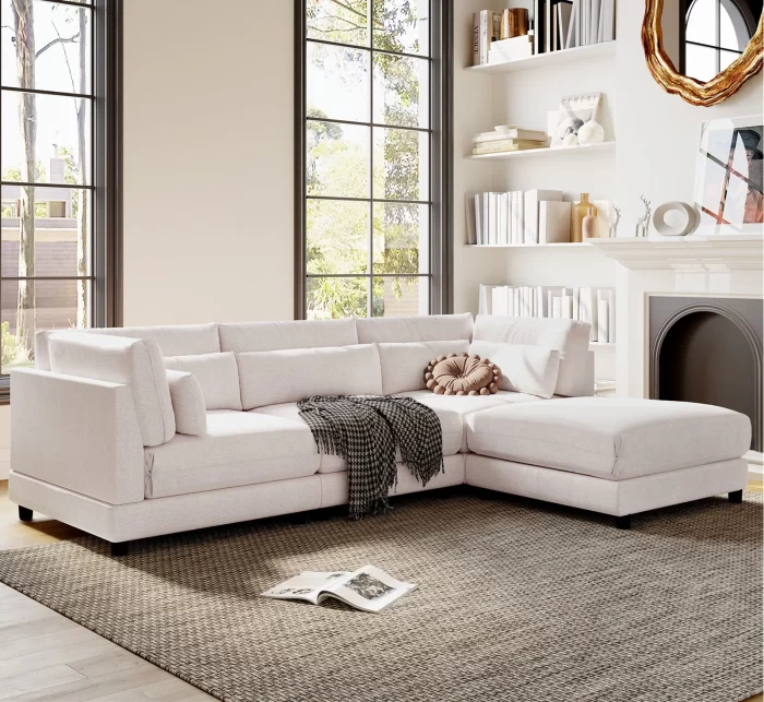 Ambriana2 PieceUpholsteredSectional 1