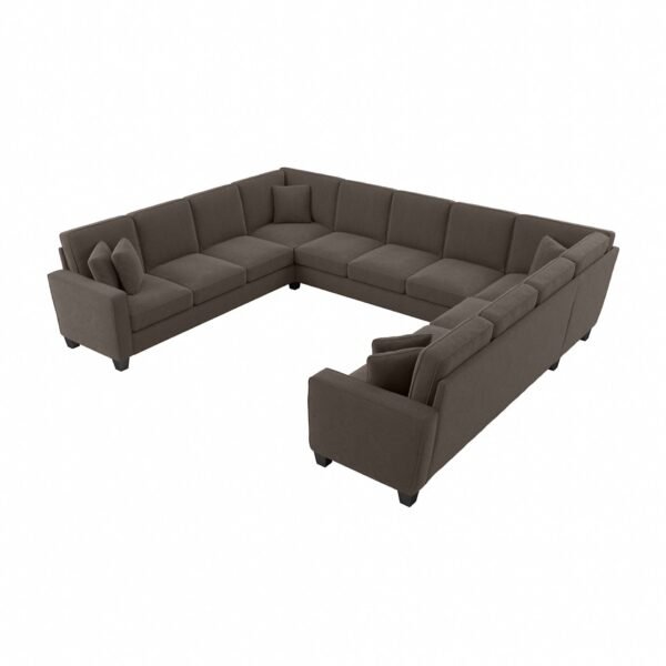 Stockton 137W U Shaped Sectional Couch by Bush Furniture