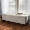 Baxton Studio Alekto Modern and Contemporary Beige Fabric Upholstered Button Tufting Storage Ottoman Bench ff87c926 93d9 4932 bdf1 653a1a5cfe84 1000