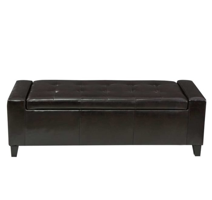 Guernsey Faux Leather Storage Ottoman Bench by Christopher Knight Home f457dc93 4e8f 463f a823 bd6b257d0695 1000