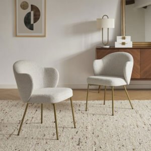 Simone Performance Bouclé Chair - Elegant Design with Exceptional Comfort by StyleHomeFurniture