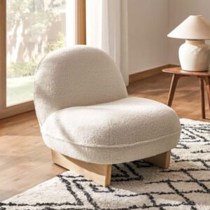 Ingrid Sherpa Chair - Elegant Comfort with Customizable Finishes by StyleHomeFurniture