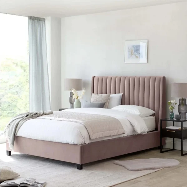 Amalfi Sage Upholstered Queen size Bed