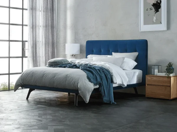 Akira Bed Frame – Luxury Upholstered