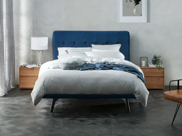 Akira Bed Frame – Luxury Upholstered