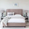 Amalfi Sage Upholstered Queen size Bed