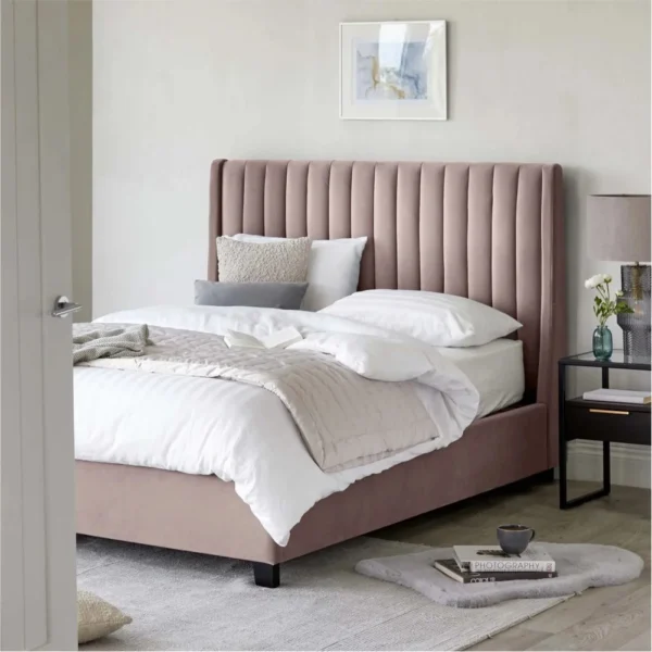 Amalfi Sage Upholstered Queen size Bed