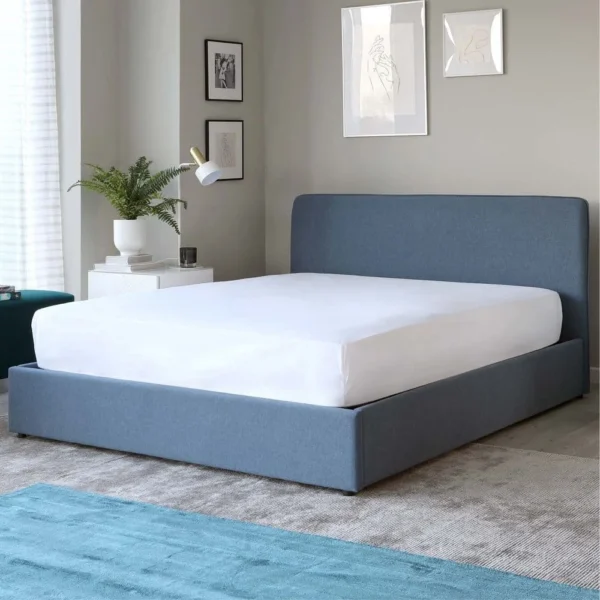 Flange Upholstered single Bed