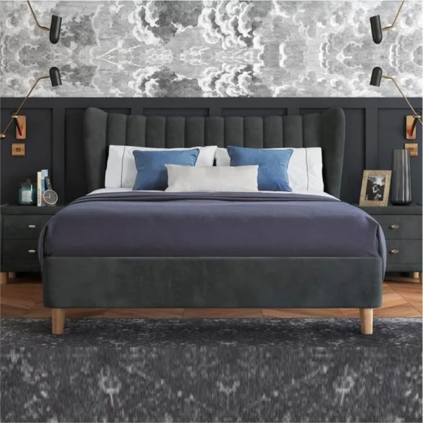 DISPLAY Knox Upholstered King Bed