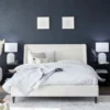 Paolo Upholstered Plain Headboard Bed