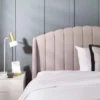 NOELLE Channel Tufted Upholstered Bed