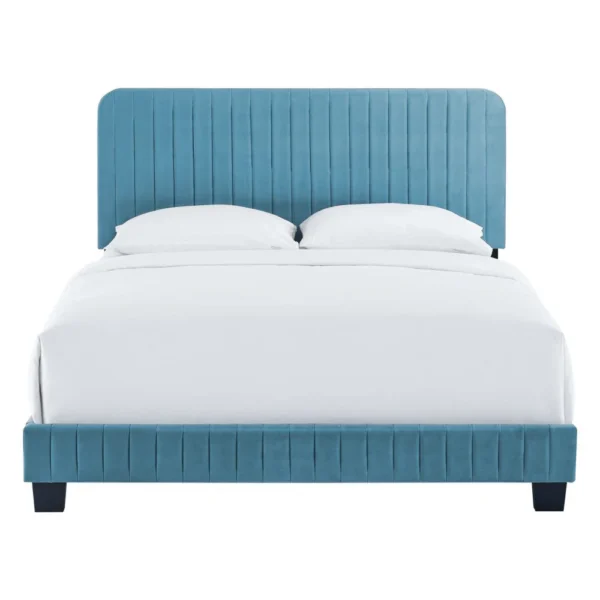 Modway Upholstered Bed With Mattress
