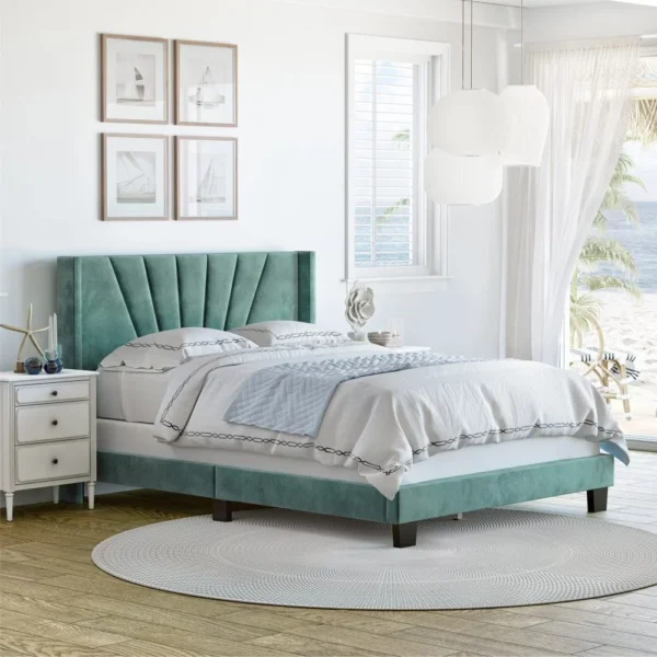 Ariana Upholstered King Size Bed